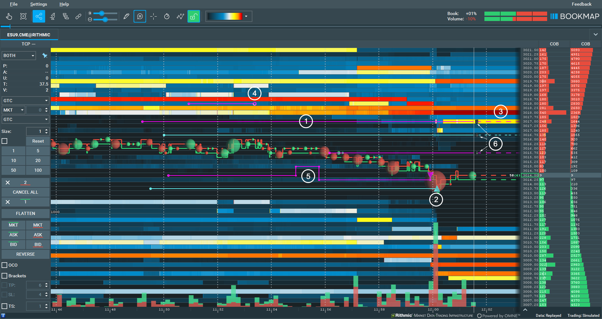 One-Click Trading screenshot