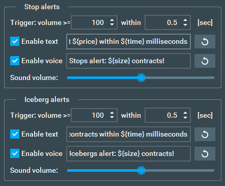 Stops & Icebergs Tracker
