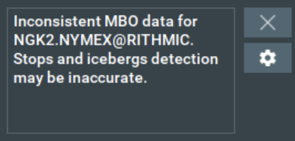 Data aggregation warning scrnsht